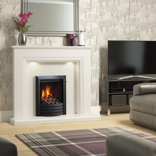 Elgin Hall Amorina Marble Fireplace Flames Co Uk